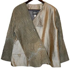 Hulda Bridgeman Silk Handmade Jacket Art-to-Wear Top